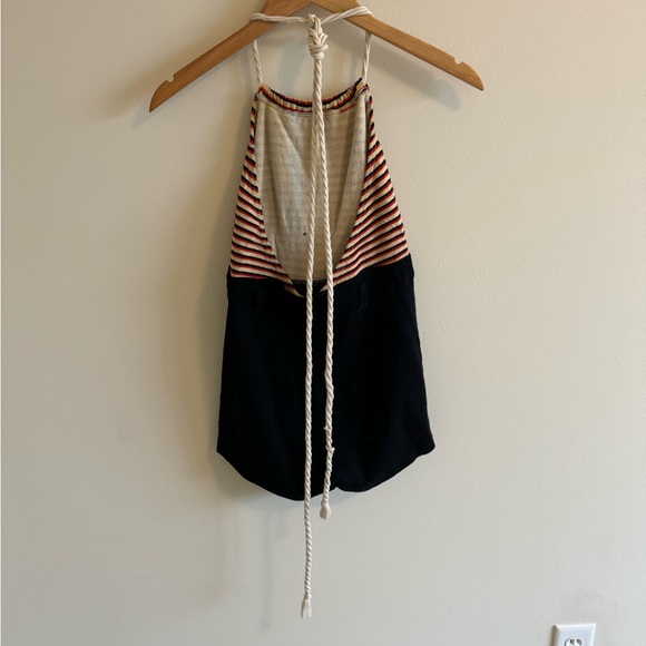 Vintage 1930s All Wool Swimaway One Piece Striped Swimsuit - Picture 6 of 17